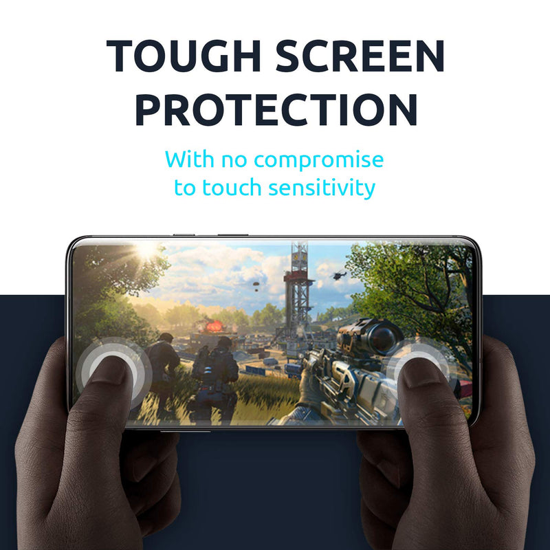 Olixar Screen Protector for Sony Xperia 5 II, Tempered Glass - Reliable Protection, Supports Device Features - Full Video Installation Guide
