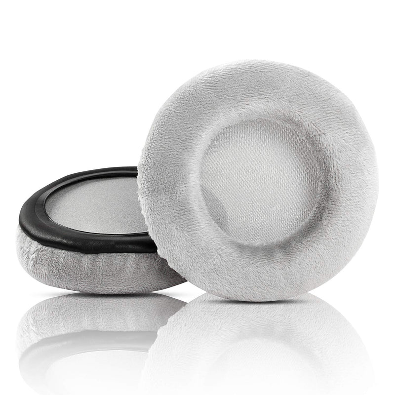 [AUSTRALIA] - Velvet Ear Pads Cushions Covers Replacement Earpads Foam Pillow Compatible with Beyerdynamic DT 990 Pro DT 770 Pro DT990 DT770 Pro Headset Headphone (Grey) Grey 