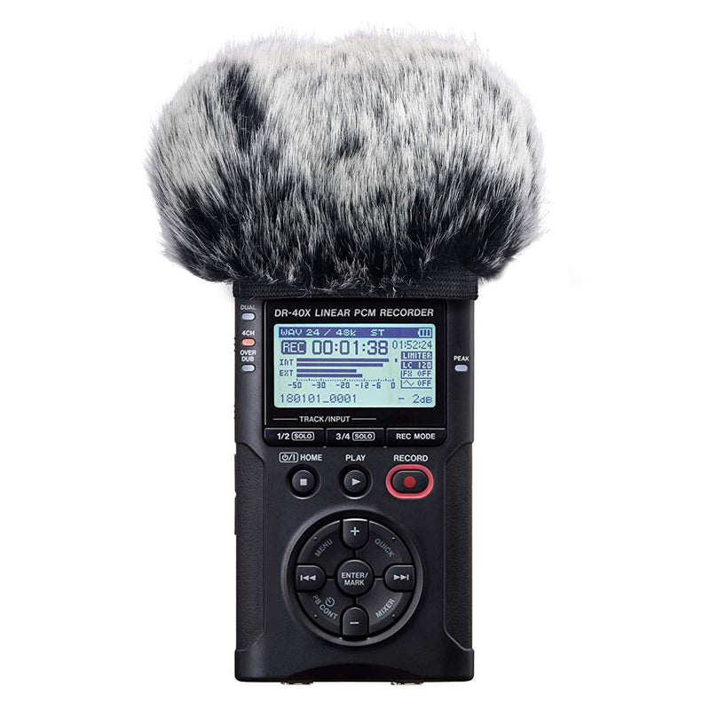 [AUSTRALIA] - DR40X Furry Windscreen Fits DR-40X DR40X Mic Recorders, DR40 Outdoor Mic Dead Cat Fur Windshield by SUNMON 