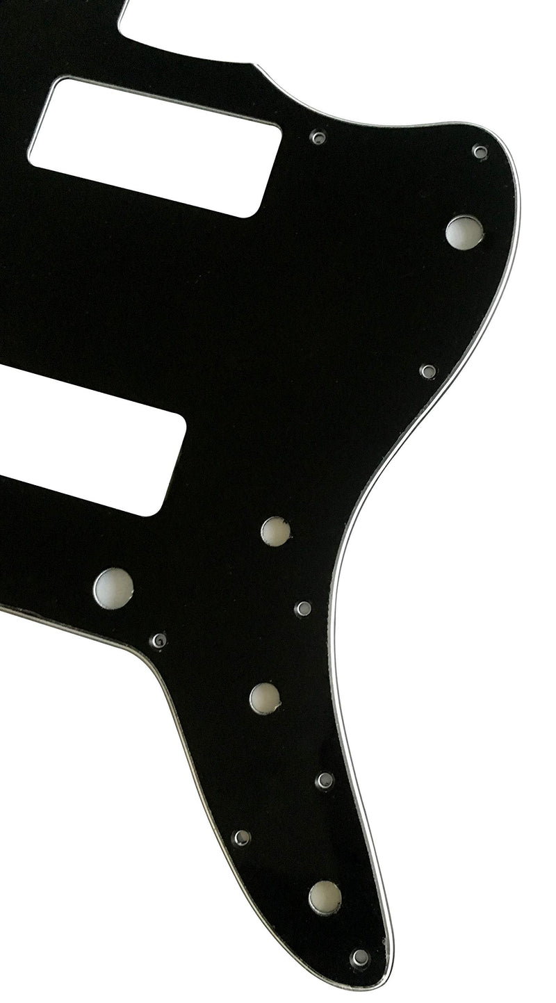 Custom For US Jazzmaster P90 Style No Rthythm Electric Guitar Pickguard (3 Ply Black) 3 Ply Black