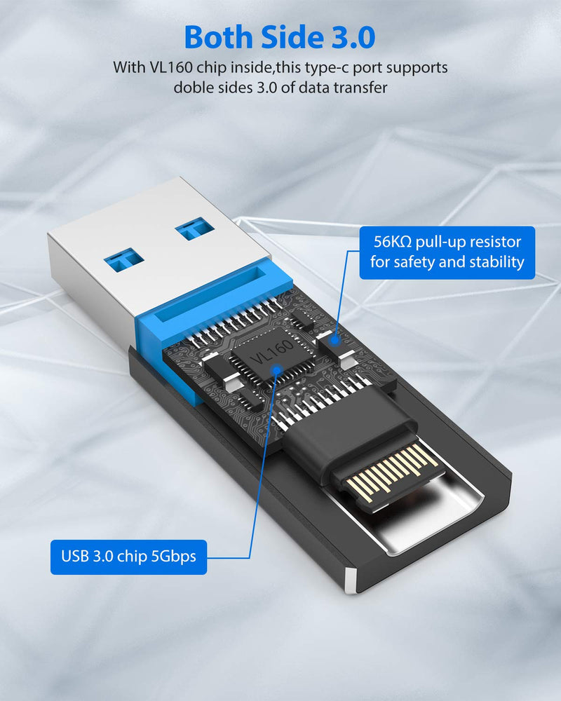 USB C to USB 3.0 Adapter, Nimaso USB C Female to USB Male Adapter, USB C 3.1 Gen 1 Adapter 5Gbps Compatible with iPhone 11 12 Pro Max, iPad 2020, Samsung Galaxy S21 S21+ S21 Ultra Note 10,Google Pixel