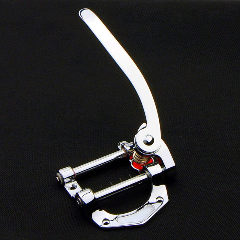 Alnicov Guitar Tremolo Unit Vibrato Bridge,Vibrato Tailpiece Tremolo for Tele,SG,LP,ETC Electric Guitars Chrome