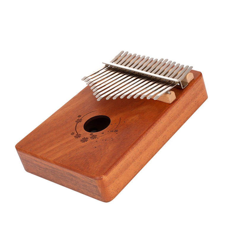 Solid Wood Kalimba 17 keys with Case and Tune Hammer, Portable Thumb Piano Best Gifts For Adult,Kids And Beginners