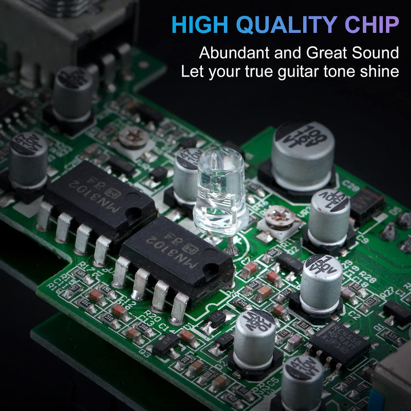 lotmusic Hot Plexi Electric Guitar Effects Pedal Mini Single Type DC 9V True Bypass Azure Blue