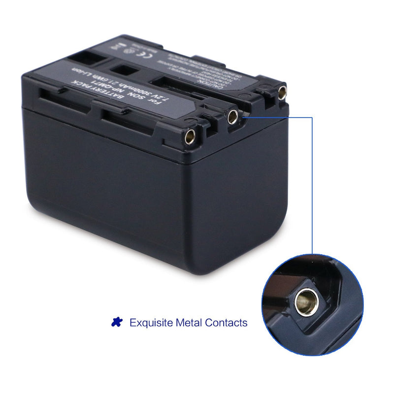 melasta 7.2V 3000mah Li-ion NP-QM71 Battery for Sony Camcorder NP-QM70 QM71D NP-FM50 NP-FM30 NP-FM70 NP-FM71 NP-FM90 Camera