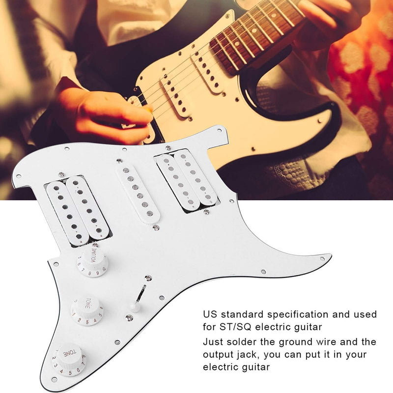 Humbucker Pickguard Useful for SQ Electric Guitar for Guitar Players (white)