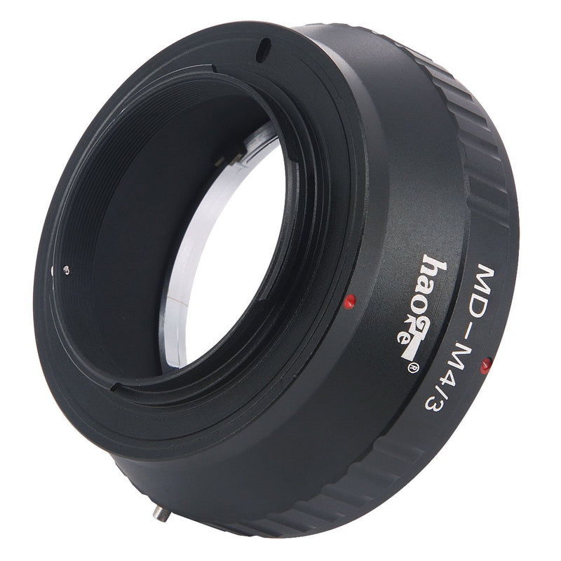 Haoge Manual Lens Mount Adapter for Minolta Rokkor MD MC Mount Lens to Olympus and Panasonic Micro Four Thirds MFT M4/3 M43 Mount Camera