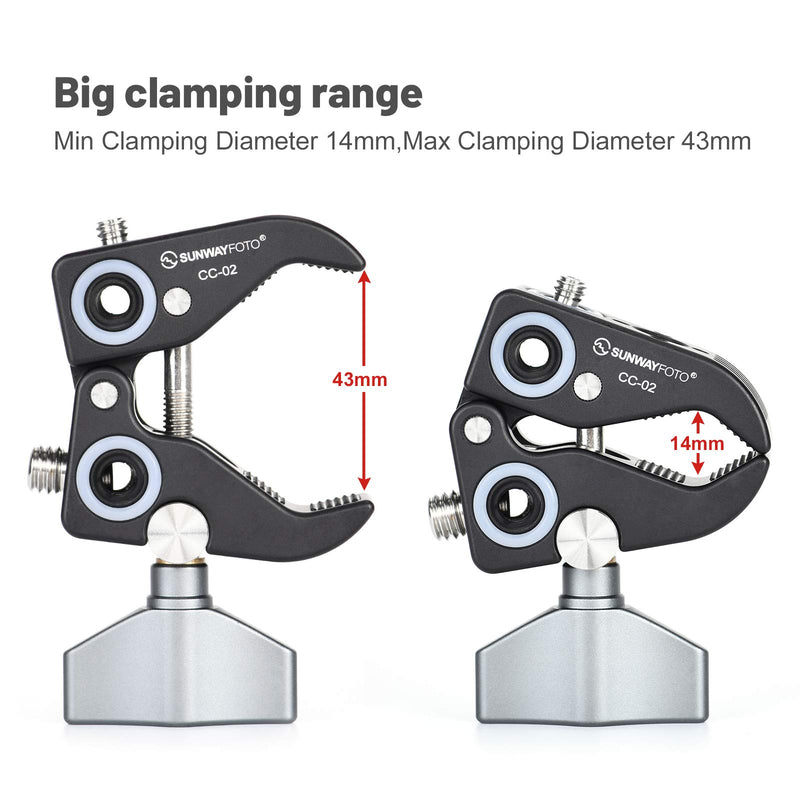 SUNWAYFOTO CC-02 Super Clamp