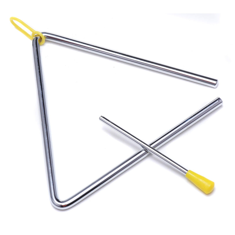 7 Inch Musical Steel Triangle Percussion Instrument With Striker 7 Inch