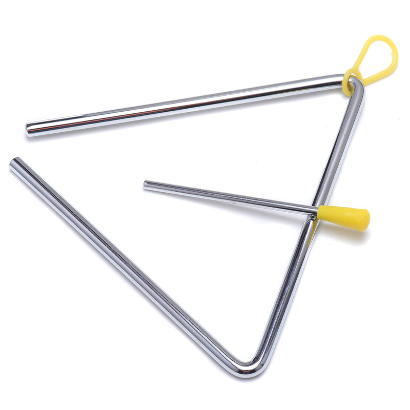 7 Inch Musical Steel Triangle Percussion Instrument With Striker 7 Inch