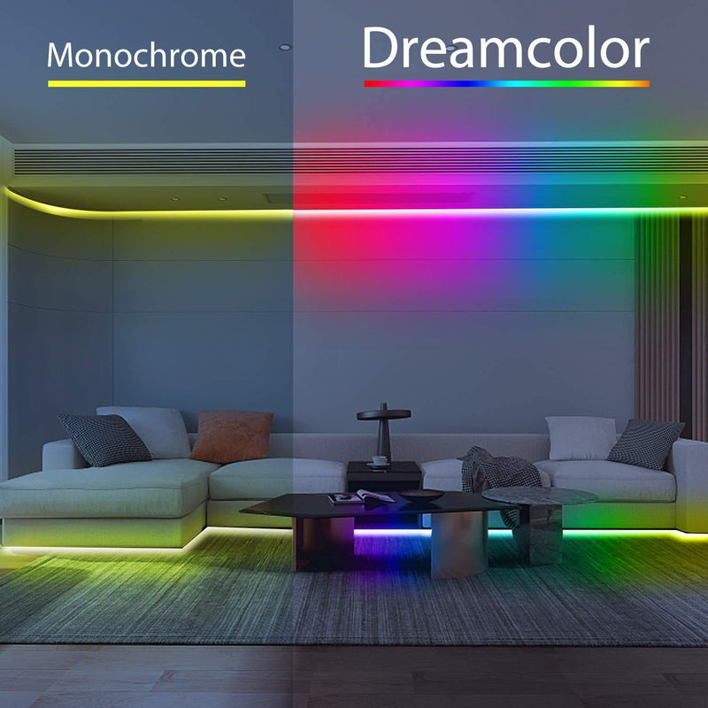 [AUSTRALIA] - Dreamcolor Led Strip Lights, Charkee 16.4ft Rainbow Color Changing Led Strip, Multicolor Flexible Rope Light, Light Strip Remote for Bedroom, Led Lights for Home, Living Room 