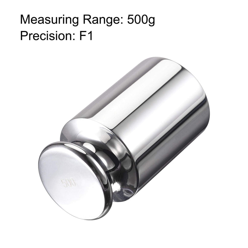 uxcell Gram Calibration Weight 500g F1 Precision Stainless Steel for Digital Balance Scales