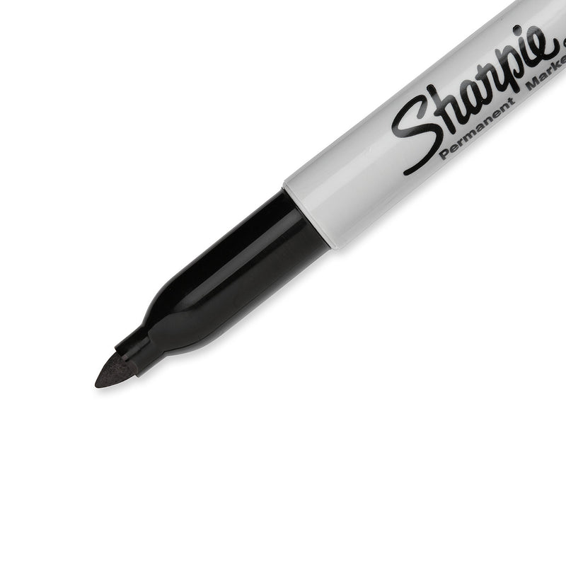 Sharpie 30162PP Permanent Markers, Fine Point, Black, 2 Count 2-Pack