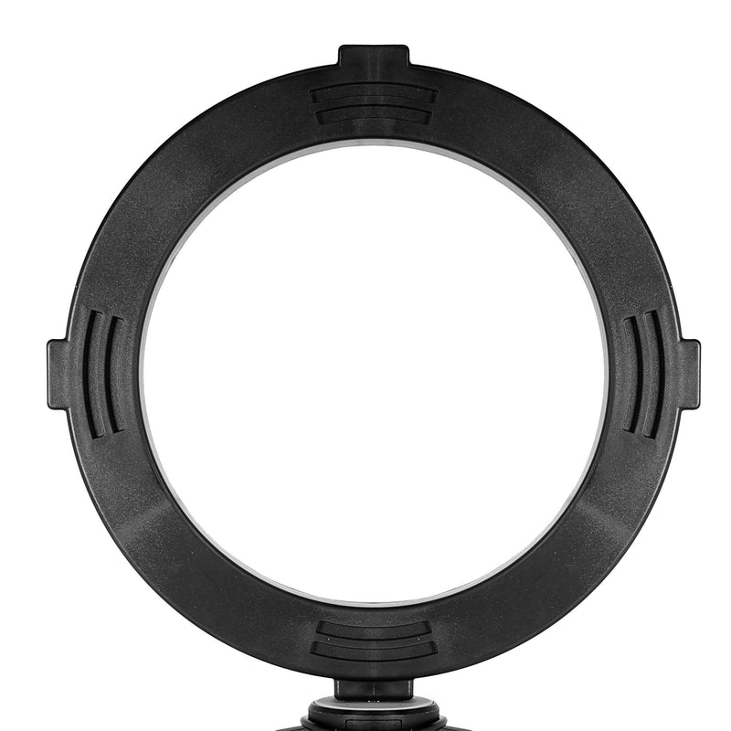Vidpro RL-8 8" Inch LED Ring Light Kit with Mini Tripod and Ball Head. USB Powered for Portraits, Makeup, Modelling, Vloggers, Macro Photos and YouTube. Variable Color Temperature 2800K 4500K 6500K