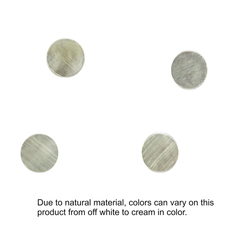 Inlay Set, 6mm Dots, White Mother of Pearl (MOP) 10 Piece Set