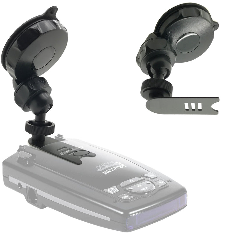 ChargerCity EasyConnect Strong Suction Mount for Escort Passport 9500ix 8500 X50 X70 X80 S55 Solo S2 S3 and Beltronics 995 975 965 955 Radar Detector (NOT FOR MAX & MAX2)