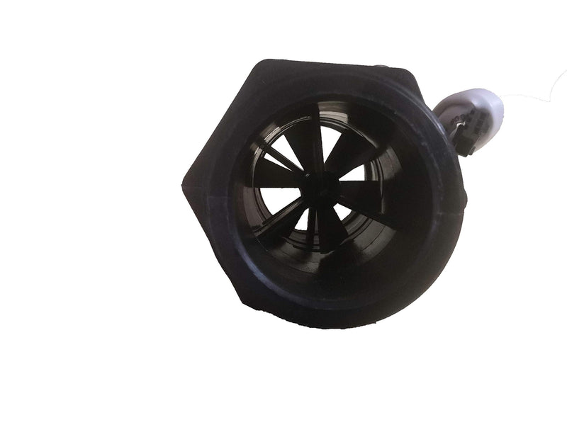 GREDIA 2" Water Flow Sensor Food-Grade Switch Hall Effect Flowmeter Fluid Meter Counter 10-200L/min G2" male thread
