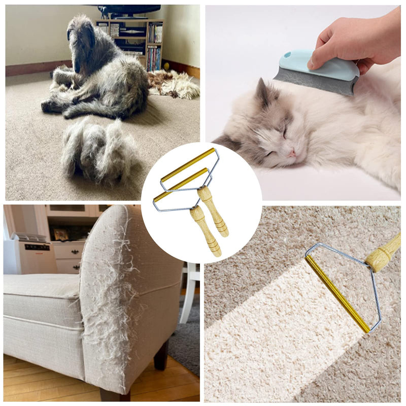 Lint Remover,Lint Roller,Lint Cleaner Pro Fabric Shaver Fuzz Remover Pet Hair Remover for Couch Reusable Dog Hair Carpet Scraper Shaver for Clothes Sweater Woven Coat No More Fluff (Green) Green