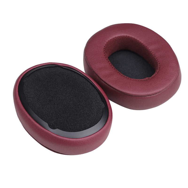 [AUSTRALIA] - MOLGRIA Ear Pads Cushion, Replacement Protein Leather Earpads for Skullcandy Crusher Wireless Crusher Evo ANC HESH 3.0 Over-Ear Headphones(Deep Red) Deep Red 