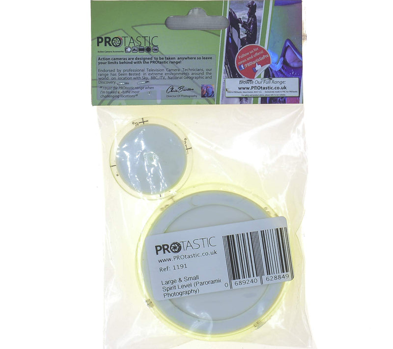 PROtastic Large & Small Spirit Level Bubbles - Easy to See, Great for Panoramic Photography