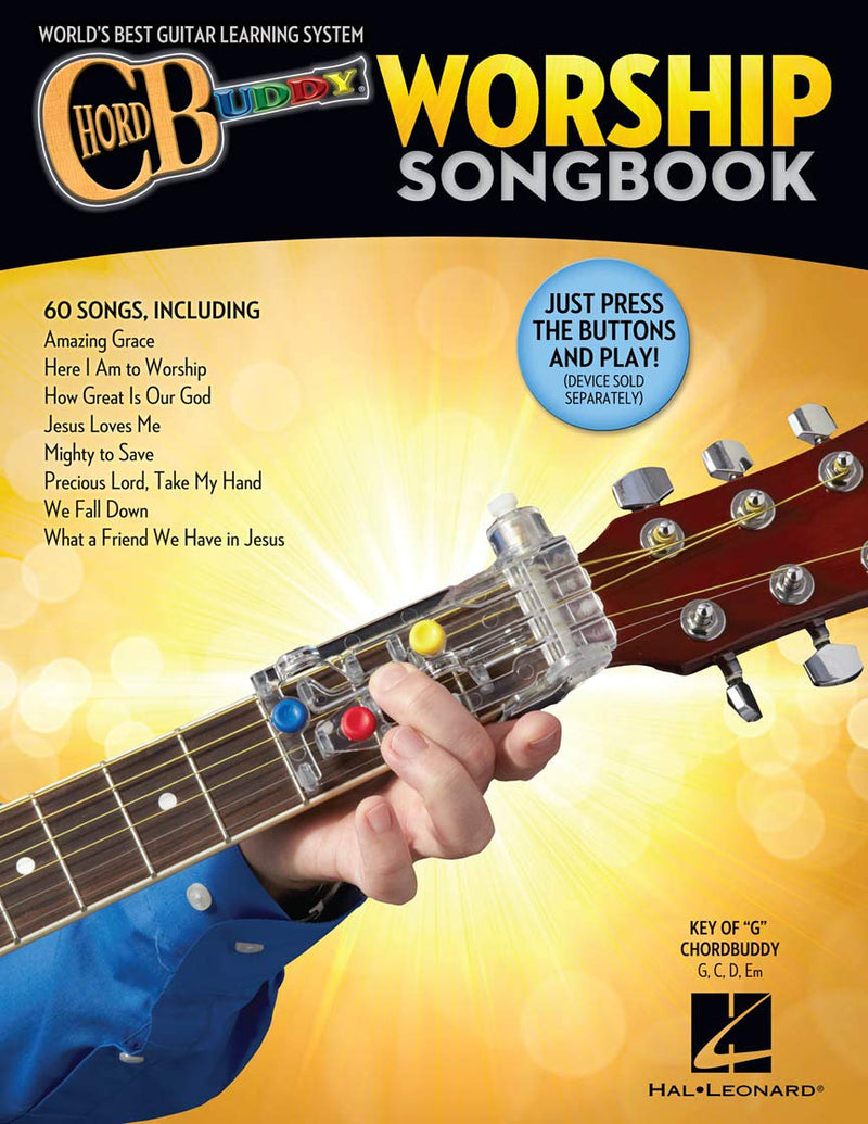Chord Buddy Worship Edition Guitar Training Device Teaching Aid with Gospel Songbook, Lessons and Tuner