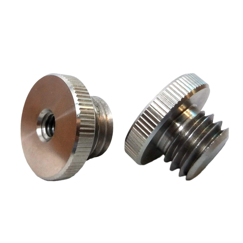 5/8"-11 Male to 1/4"-20 Female Threaded Screw Adapter for Tripod Laser Level Adapter (Stainless Steel) Stainless steel