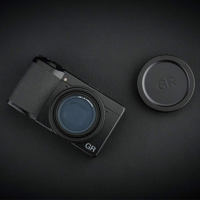 Aluminium Alloy Lens Cover Cap for Ricoh GR III GRIII GR II GRII, Anti-dust Lightweight Durable Camera Lens Protection Cover for GR2 GR3 with Soft EVA Interior Lens Cap