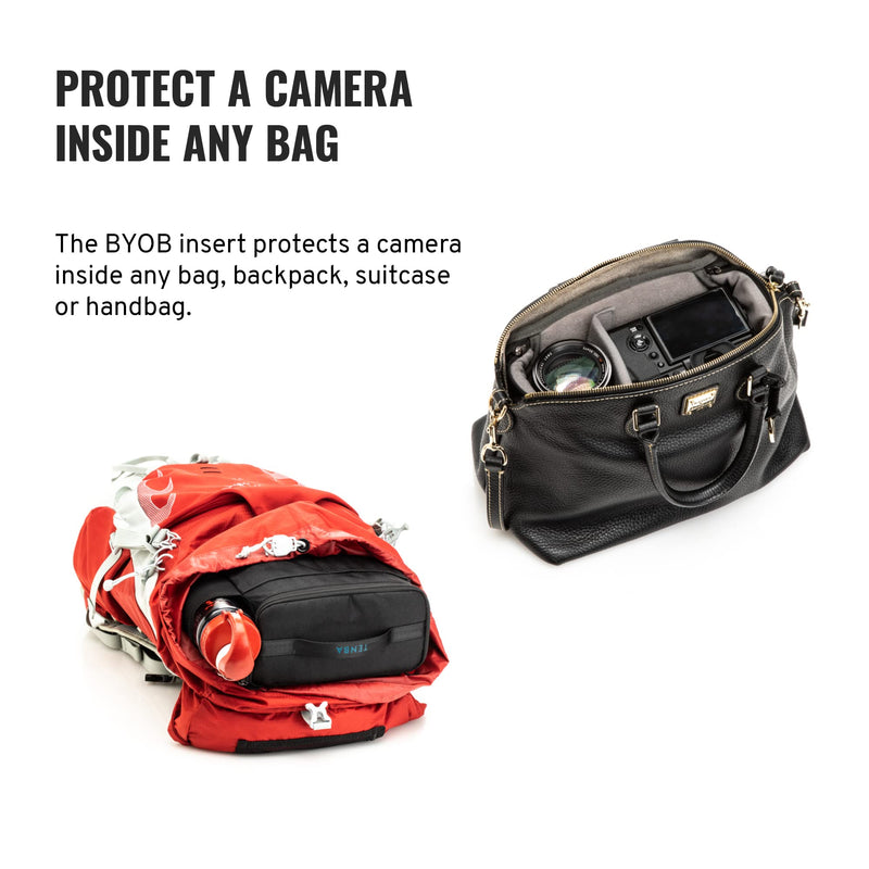 Tenba BYOB 9 Camera Insert - Turns any bag into a camera bag for DSLR and Mirrorless cameras and lenses – Blue (636-629)
