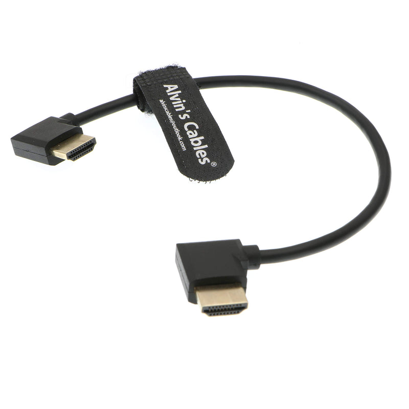 [AUSTRALIA] - Alvin's Cables Z Cam E2 L Shape HDMI Cable Right Angle to Right Angle High Speed HDMI Cord for Portkeys BM5 Monitor 30cm 0.3M 