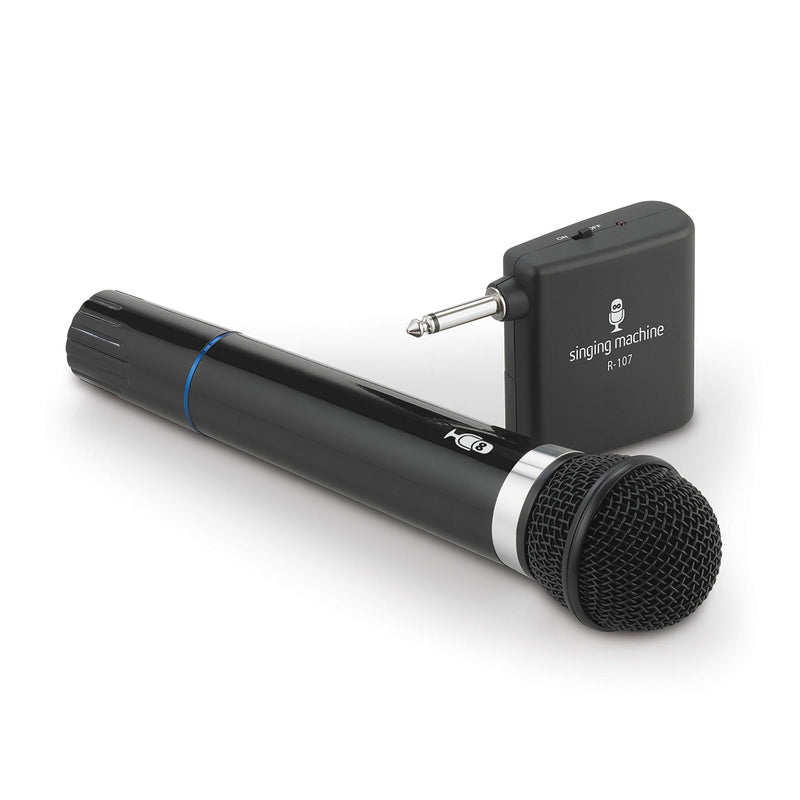 Singing Machine SMM-107 Karaoke Wireless Microphone (Black)