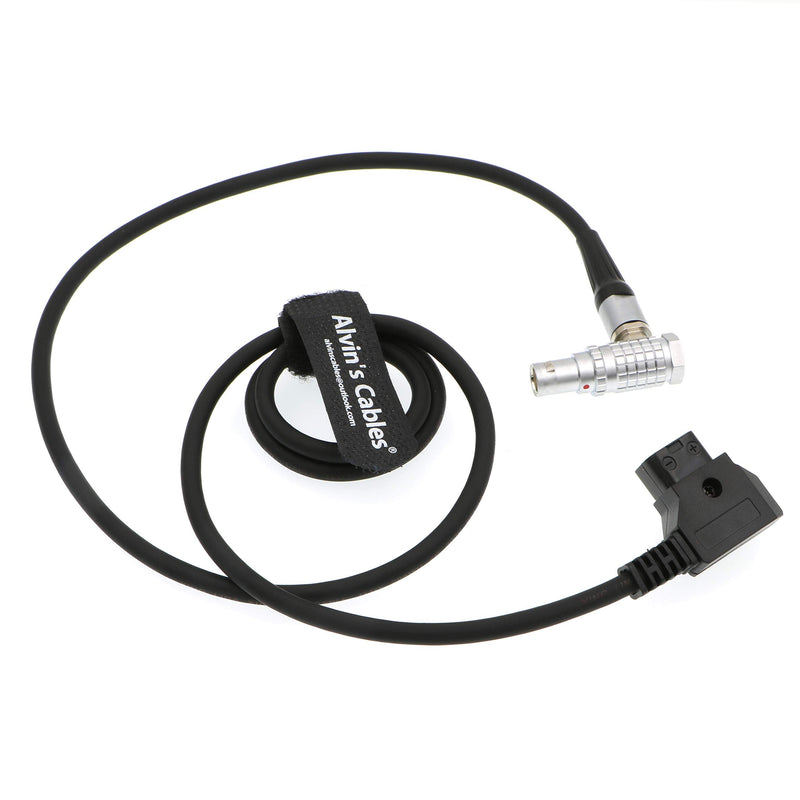 Alvin's Cables Red Epic Scarlet Flexible Thin Power Cable D Tap to Right Angle 1B 6 Pin Female Right angle 6pin 39in
