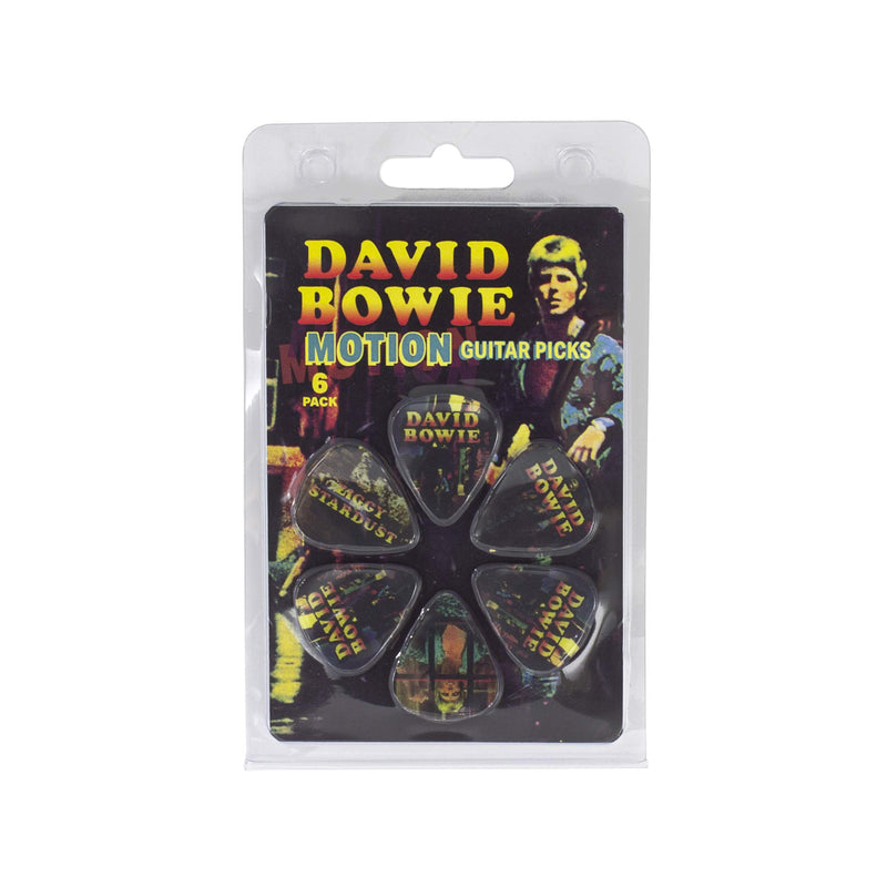 Perri's Leathers Ltd. LPM-DB1 - Motion Guitar Picks - David Bowie - Ziggy Stardust - Official Licensed Product - 6 Pack - MADE in CANADA.