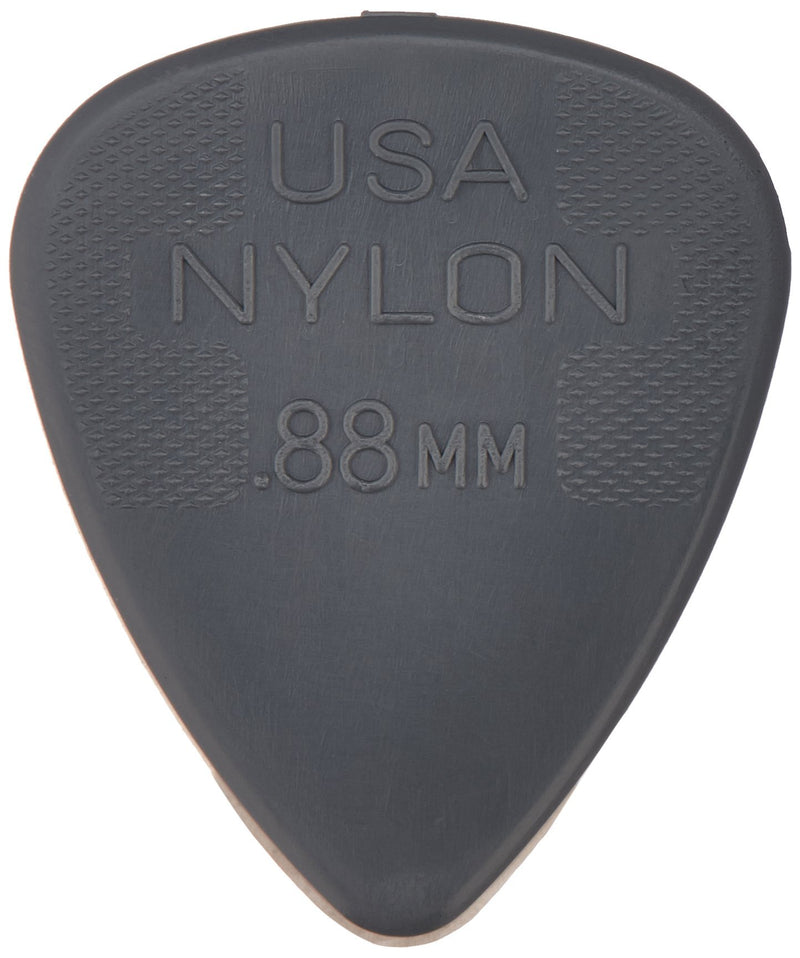 Dunlop 44P.88 Nylon Standard, Dark Gray, .88mm, 12/Player's Pack