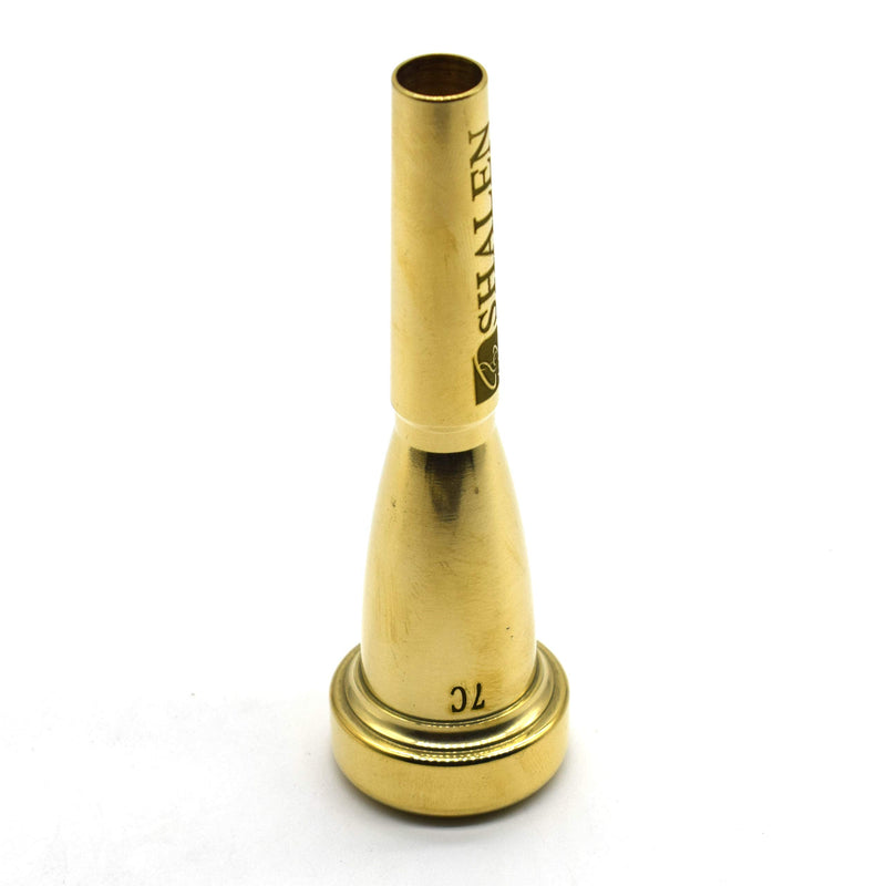 Trumpet Mouthpiece 7C Brass Instruments Mouthpiece For Embouchure Made of Brass Gold Plate 7C Top Notch 7C Mouthpiece- SHALEN (Trophy - 7c) Trophy - 7c