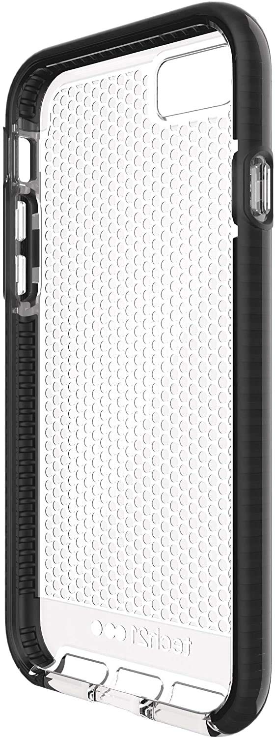 tech21 Evo Mesh Phone Case for Apple iPhone 6/7/8/ and SE (2020) - Clear/Black (T21-5403) Black