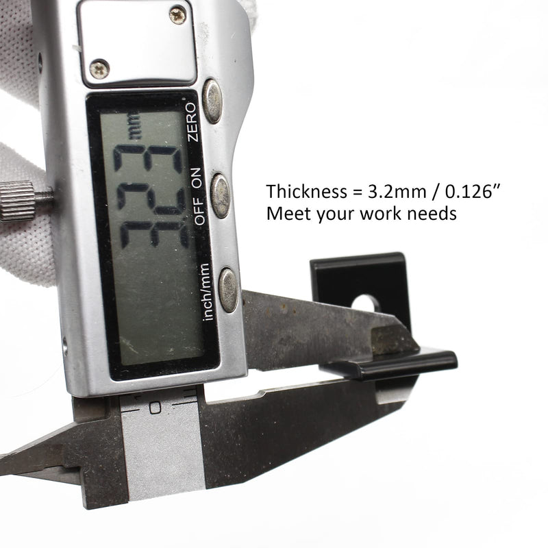 10pcs 1" x 1" Aluminum Extrusion Profiles 1010 Series L-Shape Corner Connector 1010 Bracket with T Nuts and Bolts for 10x10 Aluminum Profile 1 Inch x 1 Inch Extrusion Profiles Rail