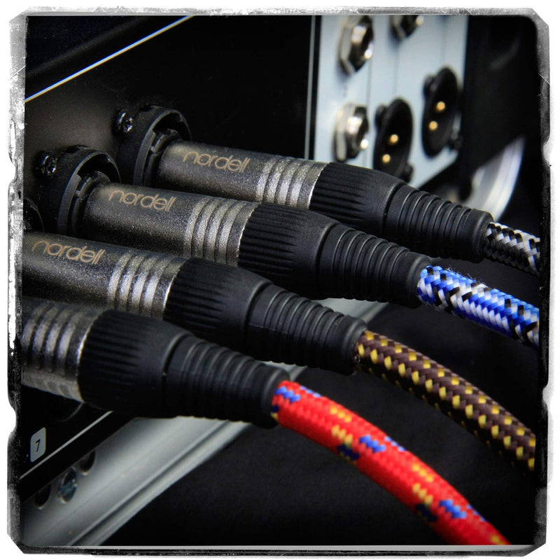 Premium Braided Guitar Cable: 3m / 10ft Mono 1/4 inch Jack Lead for Bass, Electric, Keyboard, Amp etc. Black: 3m / 10ft, Straight to Angled Jacks