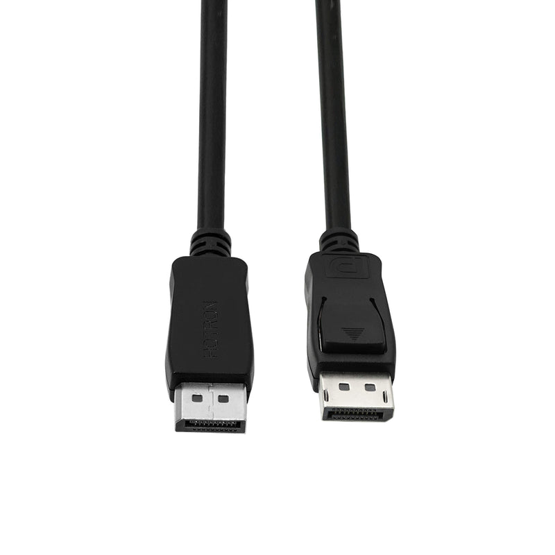 SaiTech IT 6 Feet (1.8M) DisplayPort to DisplayPort 6 Feet Cable, DP to DP Male to Male Cable Cord for PC, Laptop, TV & Gaming Monitor - 4K@30Hz Resolution Ready -Black