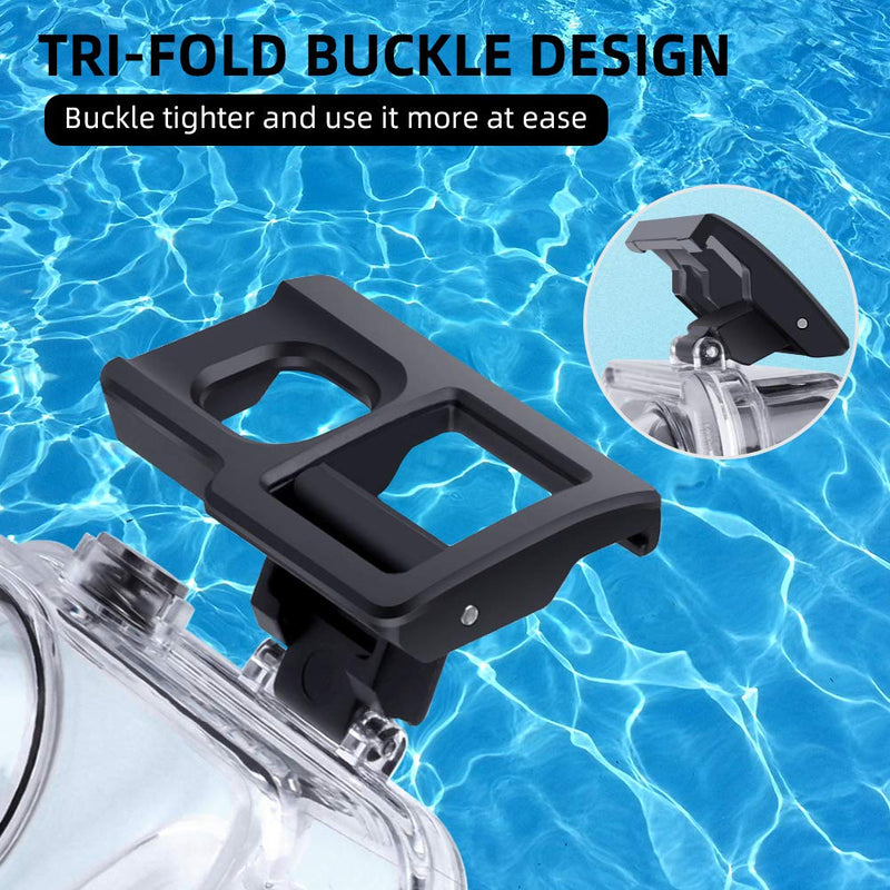 ParaPace 45M Waterproof Housing Case for Gopro Max,Action Camera Underwater Diving Protective Shell with Bracket Accessories Waterproof case for MAX