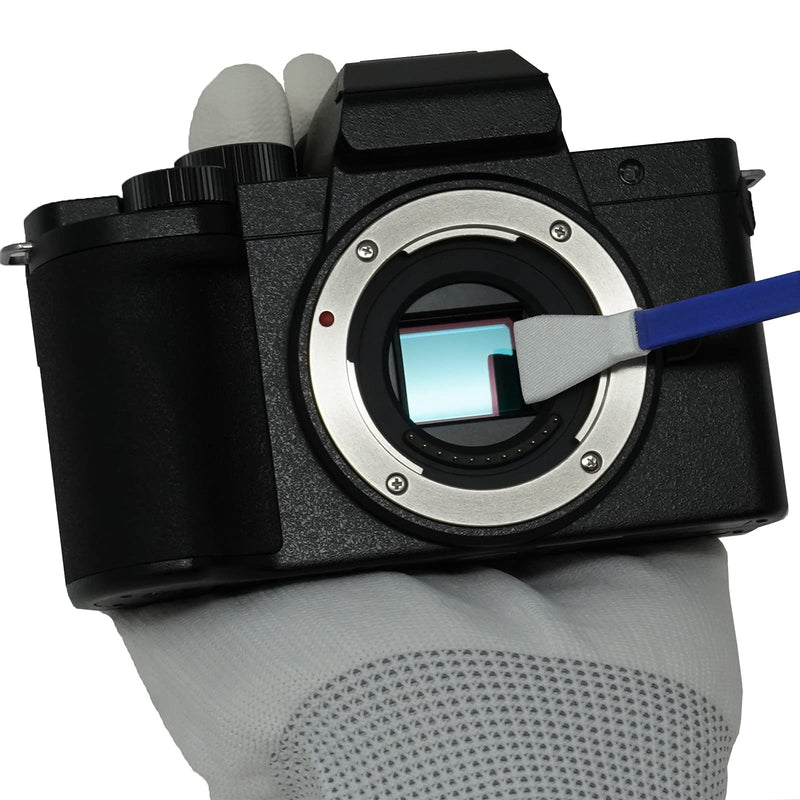 [AUSTRALIA] - Digital Camera Micro Four-Thirds 4/3 (MFT) 12mm Sensor Cleaning Swabs x 14pcs + 15ml Liquid Cleaner for Mirrorless MILC and ILDC 