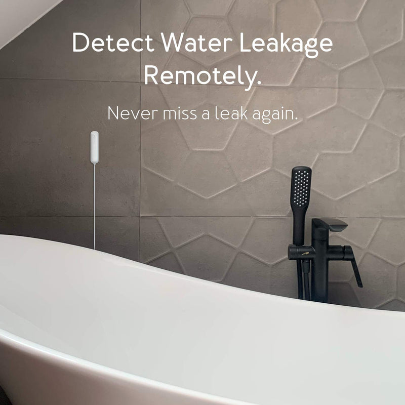 Zwave Water Sensor: Aeotec Water Sensor 7 Pro, with Flood, Temperature, Humidity Sensor, SmartThings Sensor Compatible, Z-Wave Plus, S2, SmartStart, ZWave hub Required