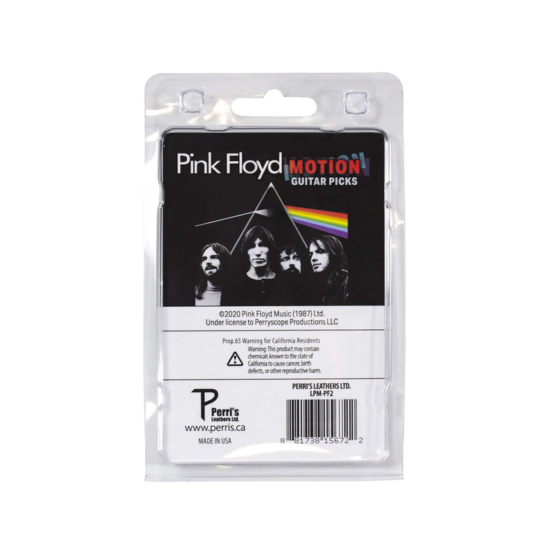 Perri's Leathers Ltd. LPM-PF2 - Motion Guitar Picks - Pink Floyd - Dark Side of the Moon - Official Licensed Product - 6 Pack - MADE in CANADA.