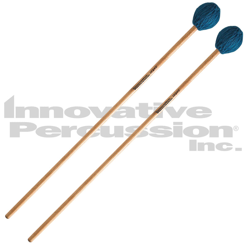 Innovative Percussion IP240 Soloist Series Marimba Mallets (Medium) Teal