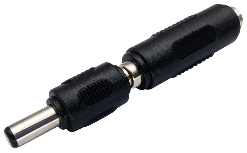 AAOTOKK 5.5mm x 2.1mm DC Power Adapter, DC Barrel Power 2.1mm X 5.5mm Male to Male Coupler Connector for CCTV Camera (2Pack/Male) 2Pack