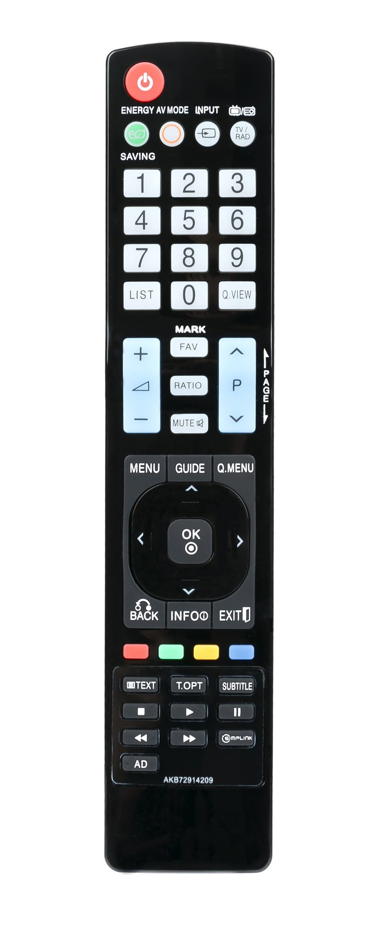 New AKB72914209 Replace Remote Control fit for LG Plasma TV 42PJ550 42PJ650 50PJ350 50PJ550 50PJ650 50PK250 50PK350 50PK550 50PK790 60PK550 60PK790 60PK980 42PJ250N-ZC 60PK560-ZA 50PJ650-ZA