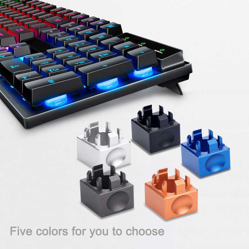 New Fashion Kingdom Aluminum Alloy Switch Opener with Keycap Puller for Cherry MX Switches – Blue