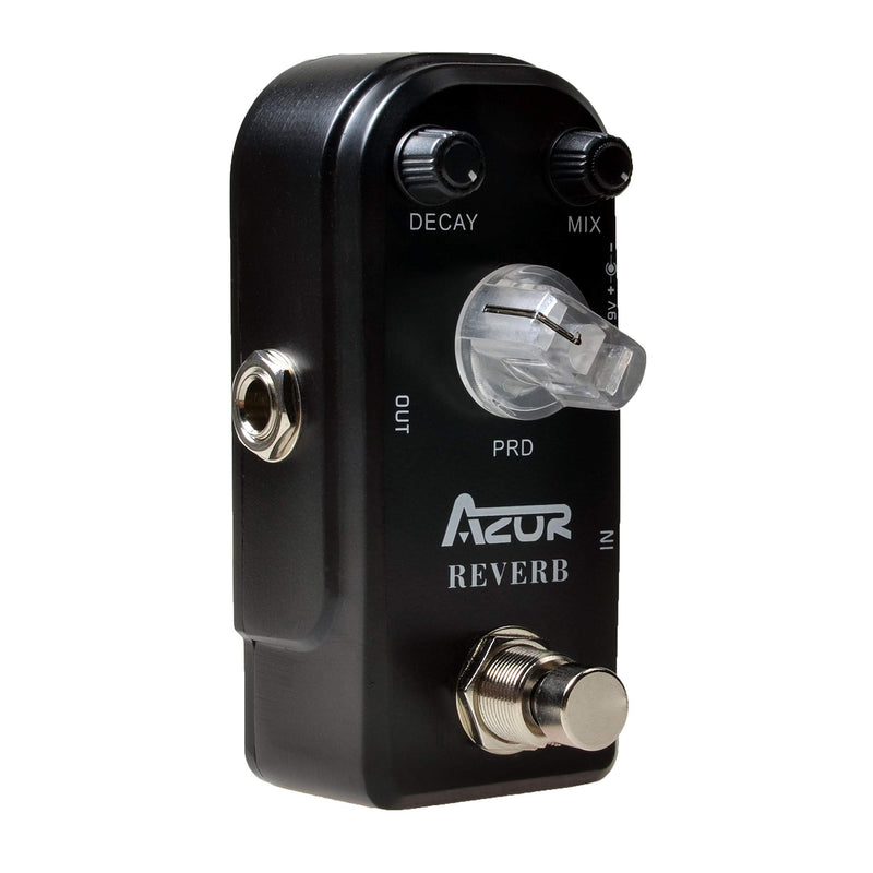 [AUSTRALIA] - AZOR AP312 Digital Reverb Guitar Effect Pedal Plate Reverb Hall and Church,Space Guitar Effect with True Bypass Aluminum Alloy 
