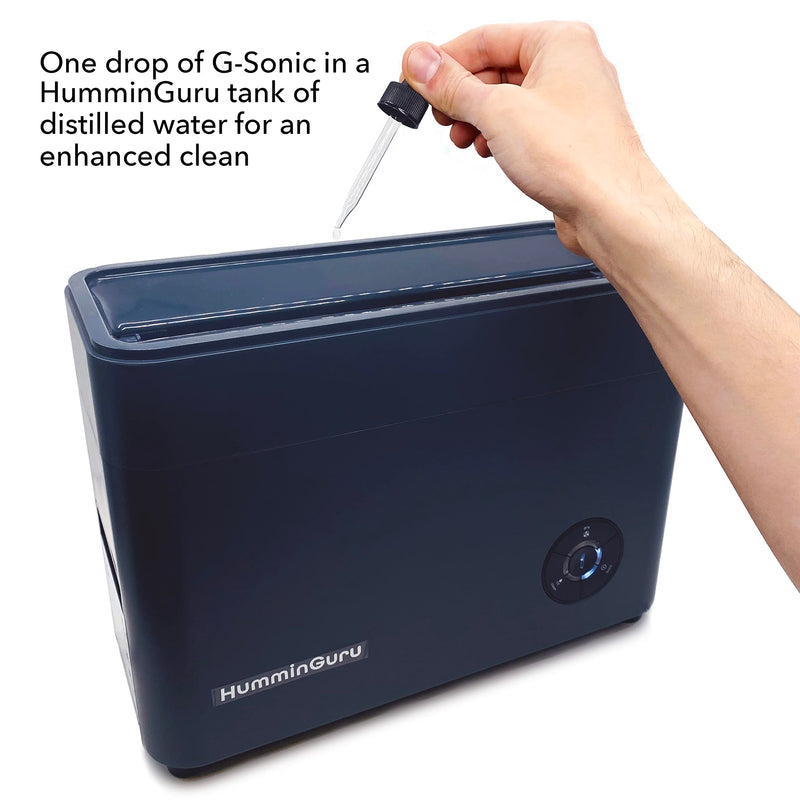 GrooveWasher G-Sonic Ultrasonic Record Wash Concentrate – Professional Cleaner for Vinyl Records, Compatible with Record Cleaning Machines, Safe Groove Penetrating Cleaner for Delicate Vinyl Records