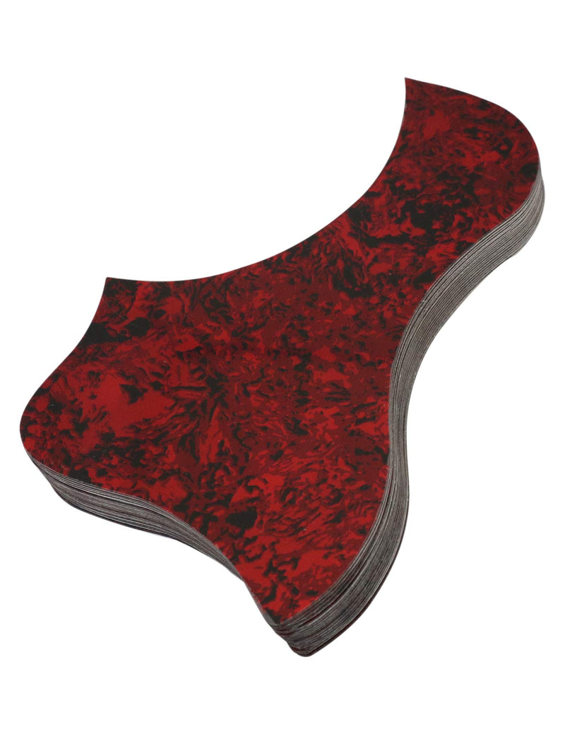 Metallor Acoustic Guitar Pickguard Anti-Scratch Guard Plate Self Adhesive Bird Shape Pick Guards Various Color, Cool Guitar Accessories Gifts. (Ghost Red) Ghost Red