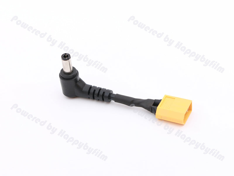 XT60 Male Plug DC 5.5mm/2.5mm Male Adapter for FPV Lipo Battery & Drone Goggles